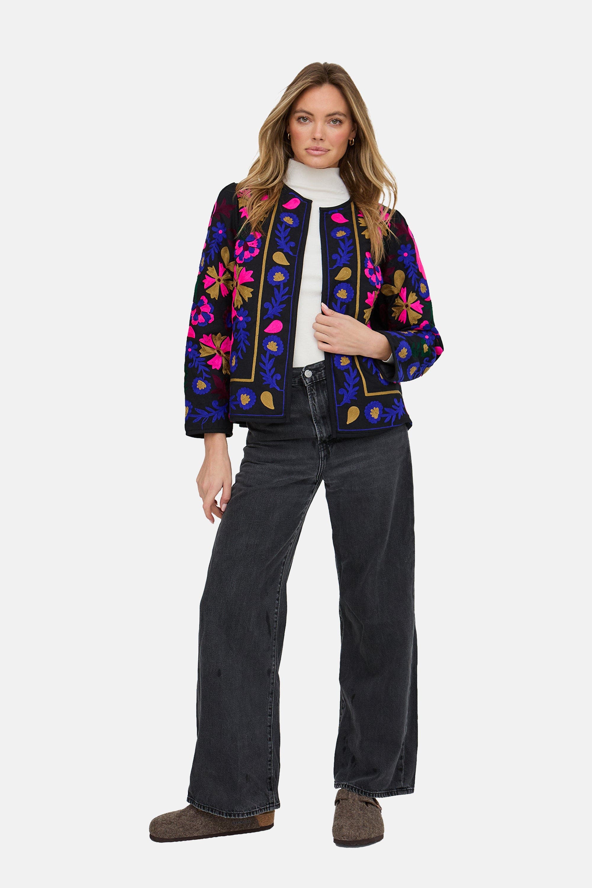 Halen Quilted Embroidered Jacket - image 2