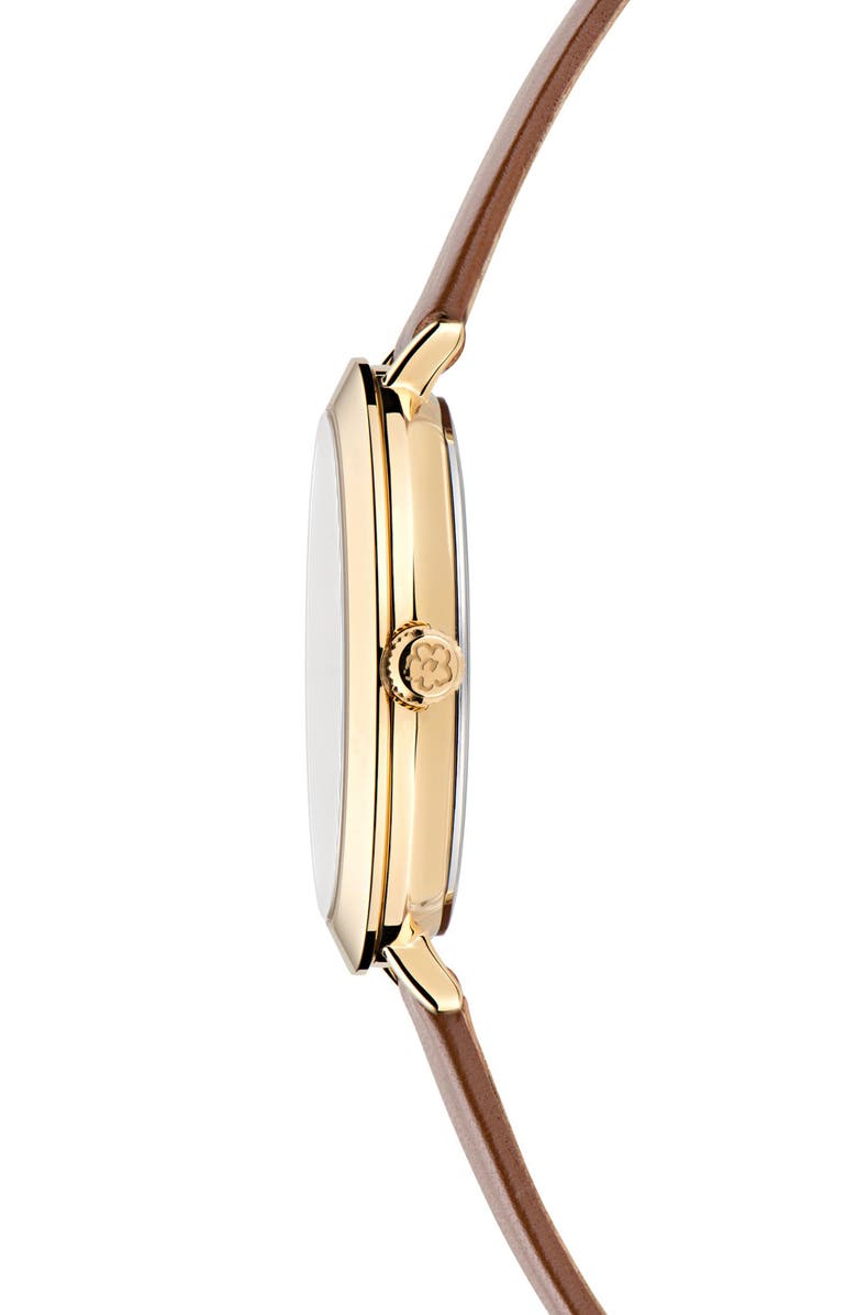 Ted Baker Ammy Iconic Leather Strap Watch & Bracelet Set, 37mm, Alternate, color, Gold-Tone