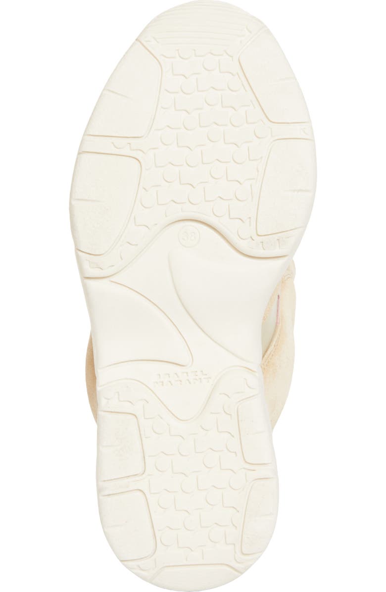 Isabel Marant Balskee Hidden Wedge High Top Sneaker, Alternate, color, Beige/ Pink