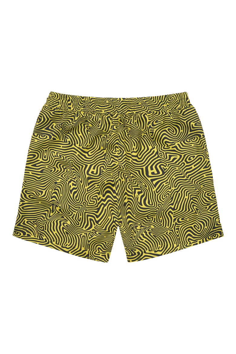 CLYDE ELASTICATED SHORT, Alternate, color, BLACK TOPOGRAPHY