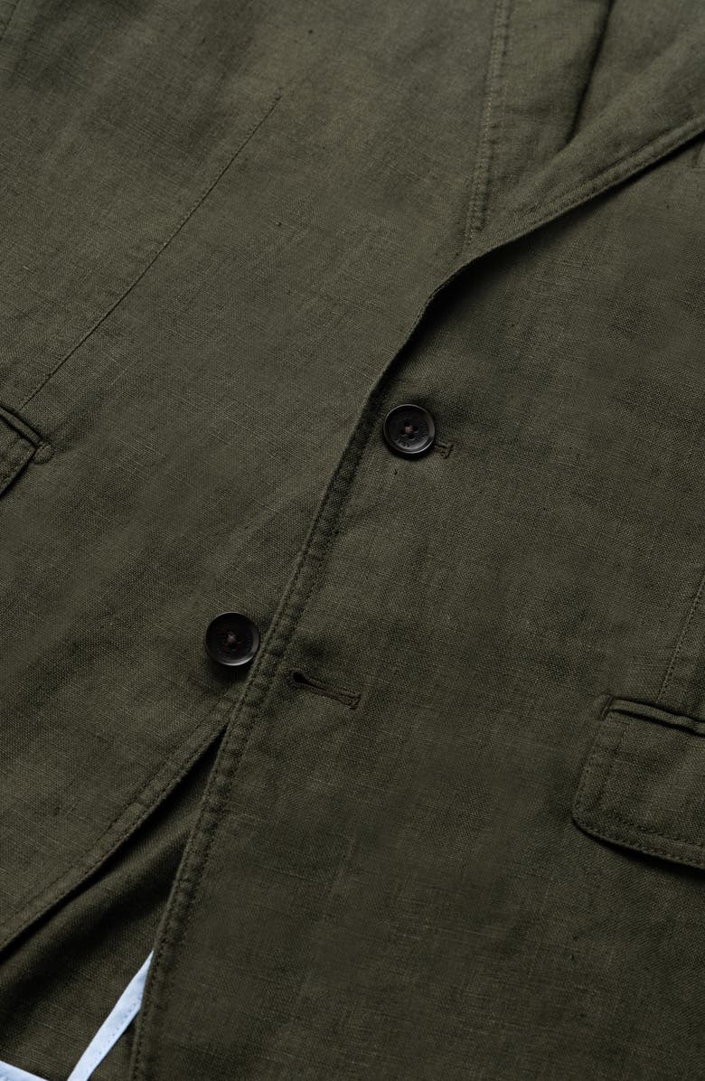 Rodd & Gunn Resort Linen Jacket, Alternate, color, Dark Olive