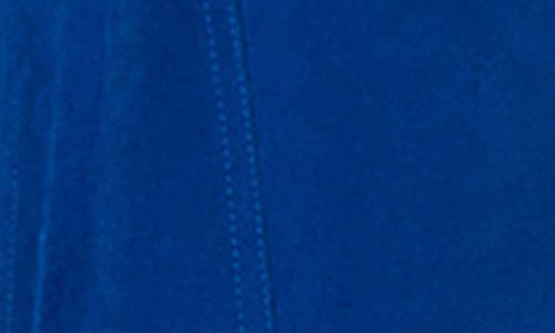 Akris Punto Suede Crop Biker Jacket In Royal
