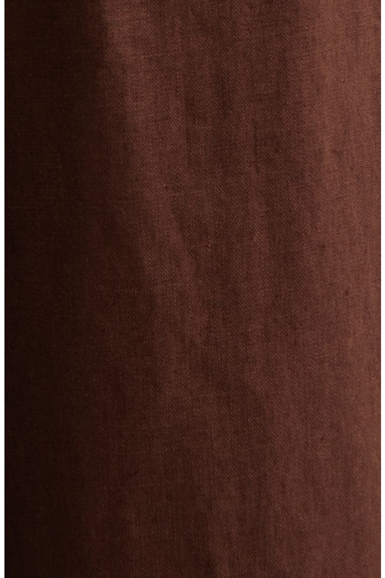 Emmie Linen Drawstring Pants, Alternate, color, ESPRESSO
