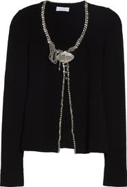 Rabanne Embellished Cutaway Cardigan