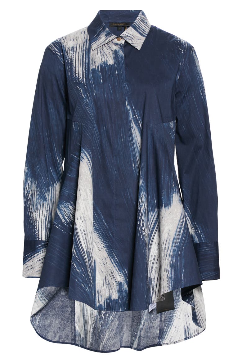 Donna Karan Print Tunic, Alternate, color, BRUSH STROKE