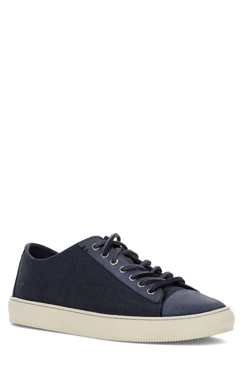 Frye Astor Cap Toe Low Top Sneaker In Indigo