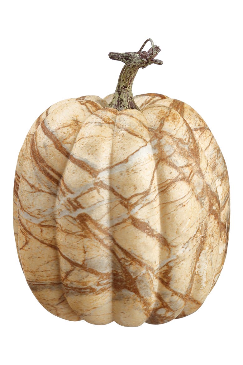 Marble Print Pumpkin, Main, color, CREAM BROWN