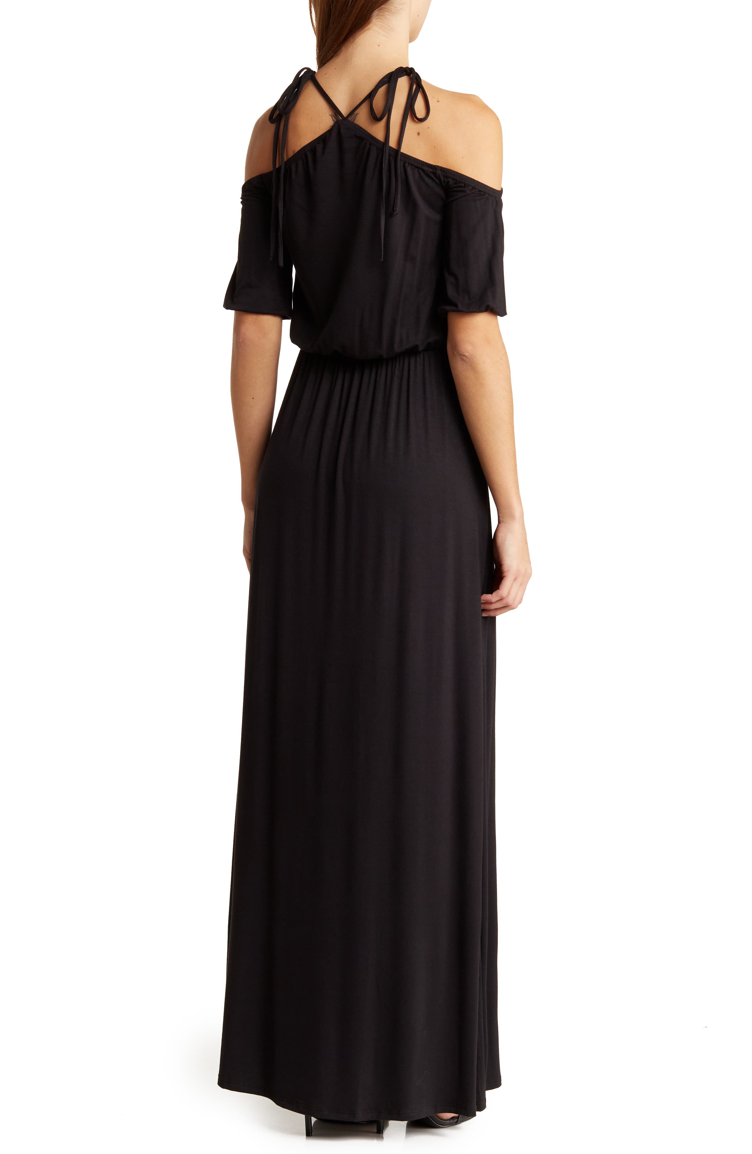 Tie Neck Maxi Dress - image 2