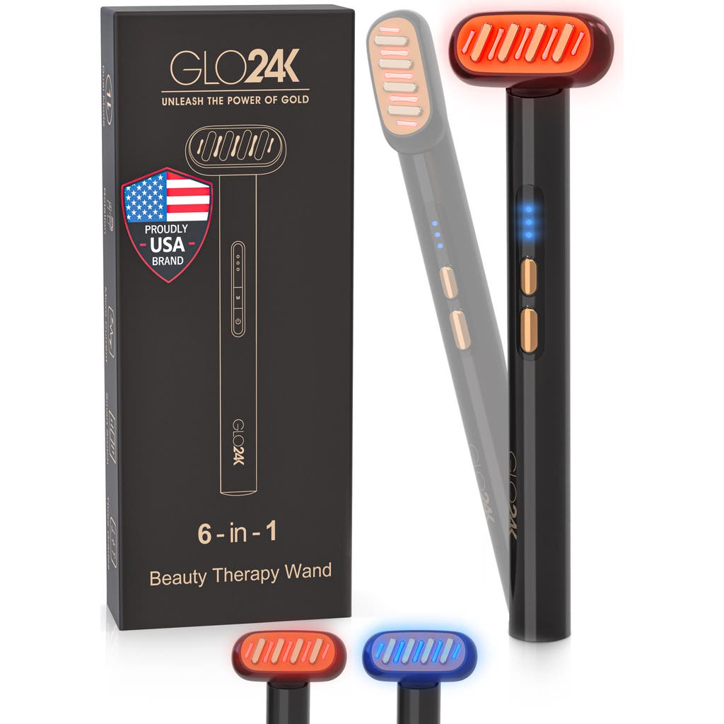 GLO24K UNLEASH THE POWER OF GOLD 6-IN-1 Beauty Therapy Wand for the Face, Eyes & Neck in Na  product