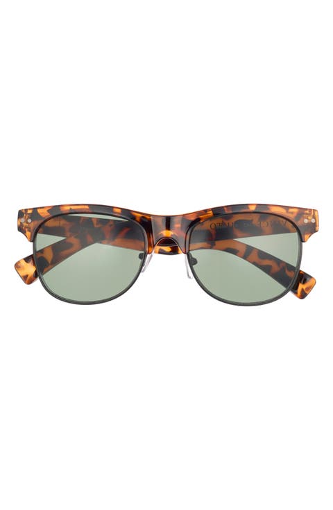 Semi Rimless 55mm Sunglasses