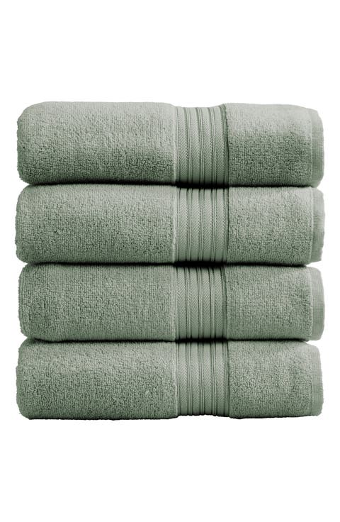 Quick-Dry Cotton 4-Pack Bath Towel Set