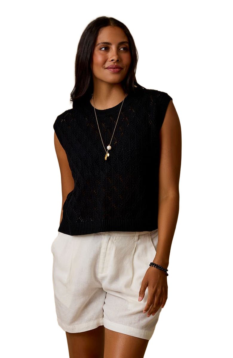 Carve Designs Fox Sweater, Main, color, Black