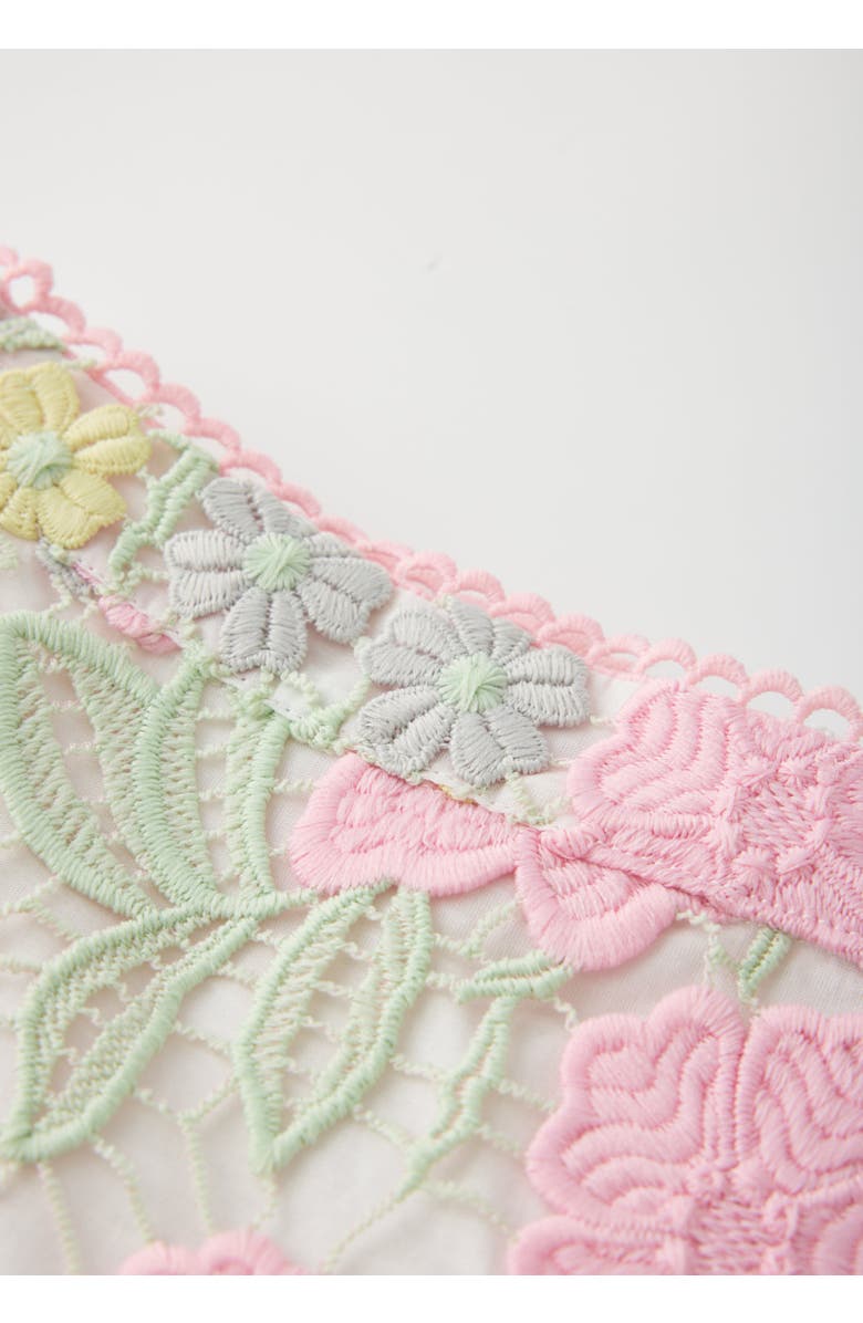 Marlo Kids Estella Frill Embroidered Mini Skirt, Alternate, color, Floral