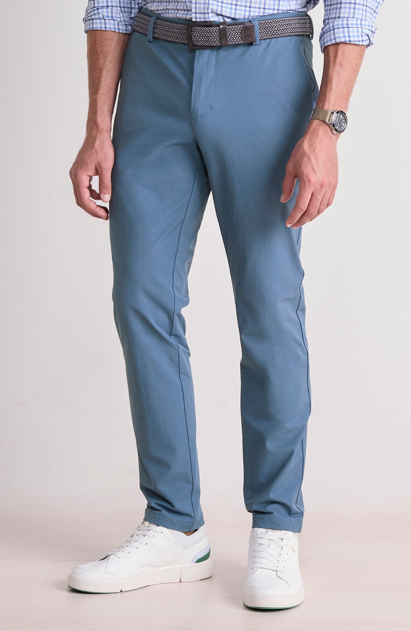 Vineyard Vines On-the-go Slim Fit Performance Pants In Blue