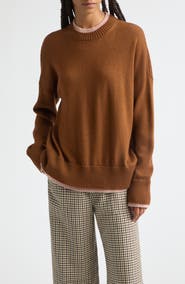 PLAN C Merino Wool Crewneck Sweater