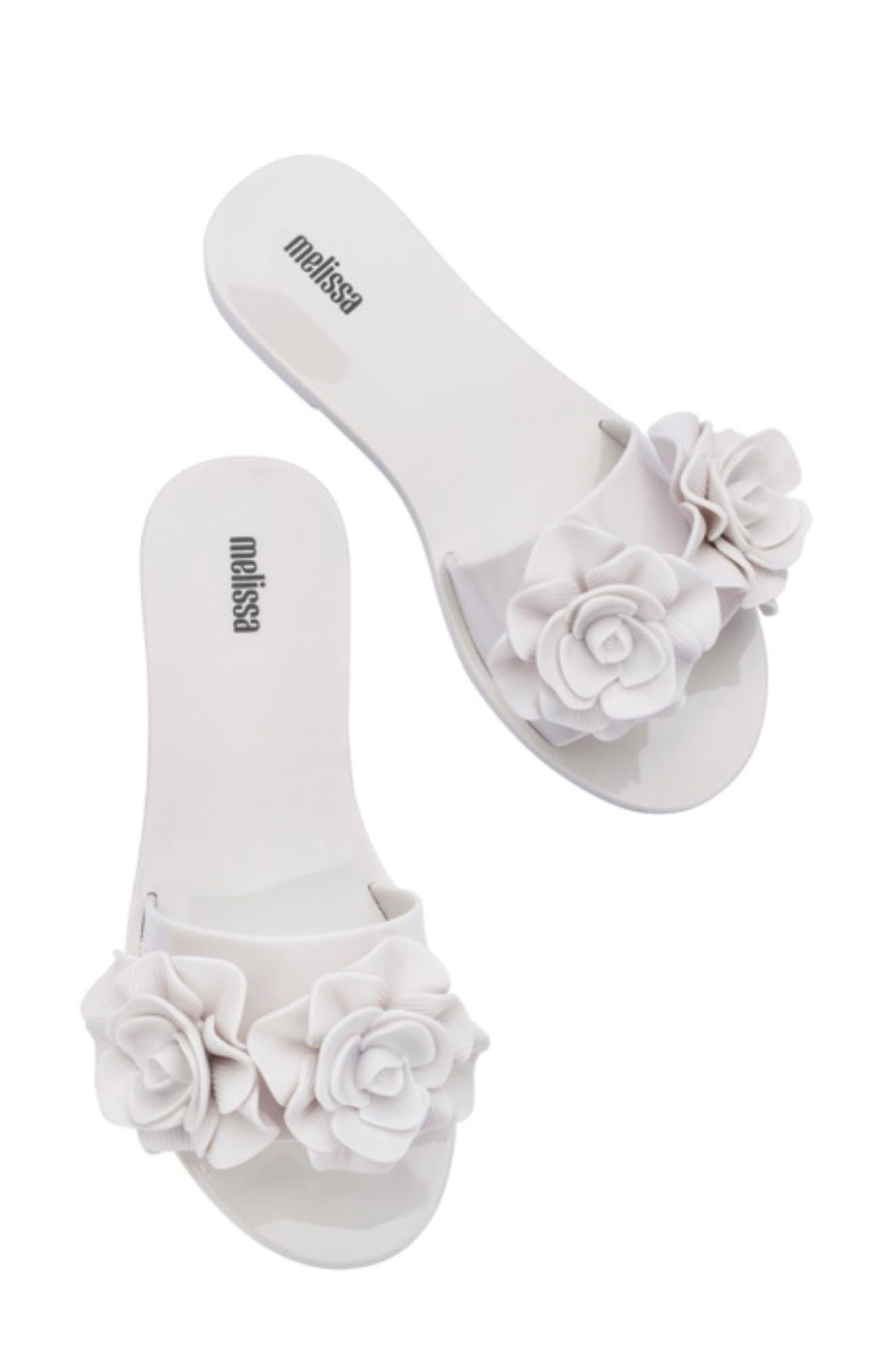 Babe Garden Slide Sandal, Alternate, color, WHITE