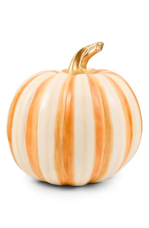 Amber Stripe Medium Pumpkin