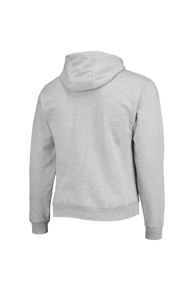 Men's League Collegiate Wear Heathered Gray Texas Longhorns Seal Neuvo Essential Fleece Pullover Hoodie, Alternate, color, Heather Gray