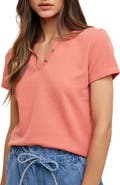 WISHLIST Mini Waffle Knit Tee