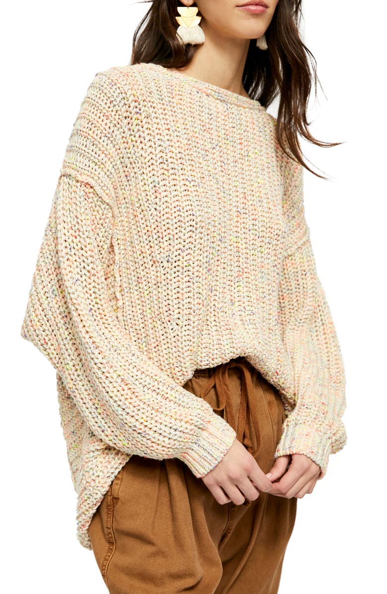 Free People Neon Lights Sweater, Main, color, 