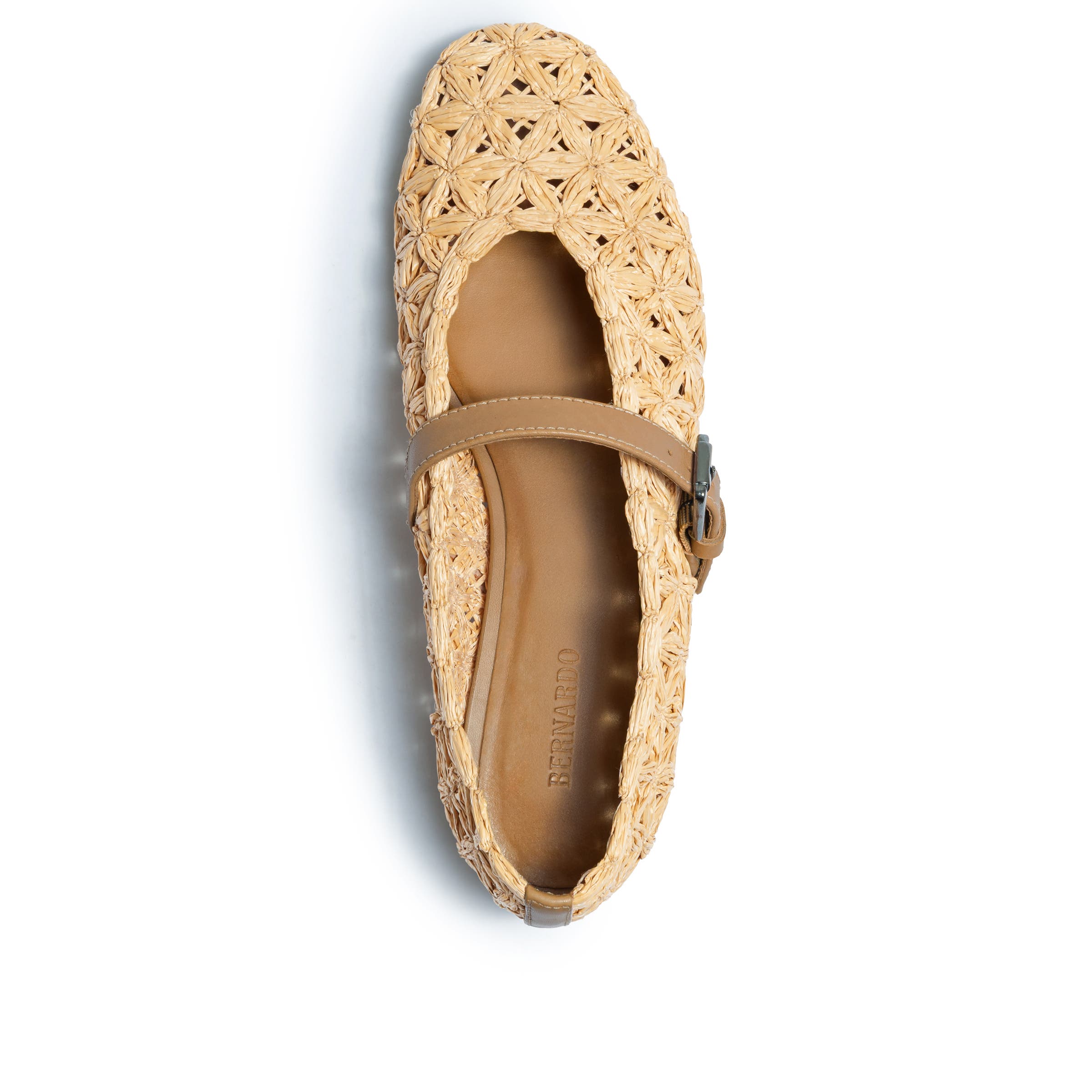 Borden Raffia Mary Jane Flat, Alternate, color, LIGHT NATURAL