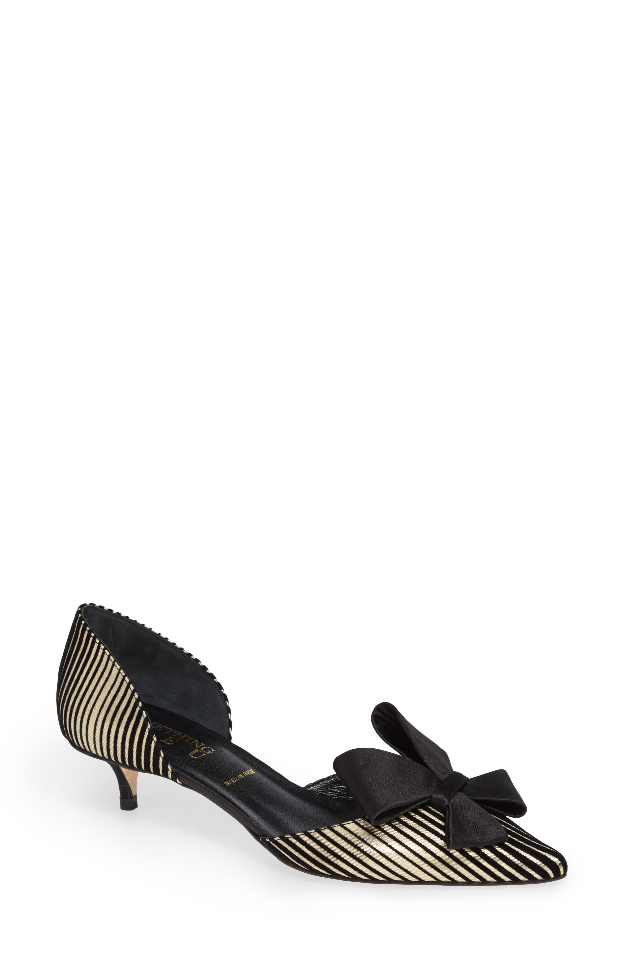 Something Bleu Cliff Bow d'Orsay Pump, Main, color, 