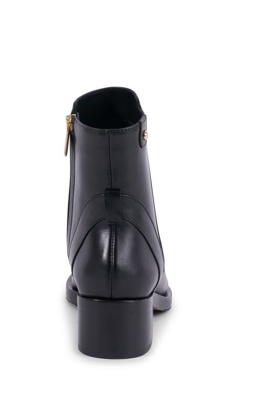 Stinaa.j Charlotte Orthopedic Leather Booties In Black Leather
