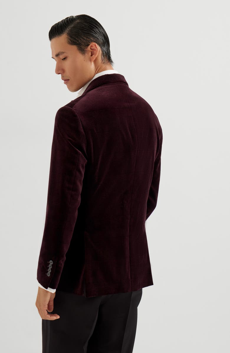Brunello Cucinelli Tuxedo Jacket, Alternate, color, Amaranth