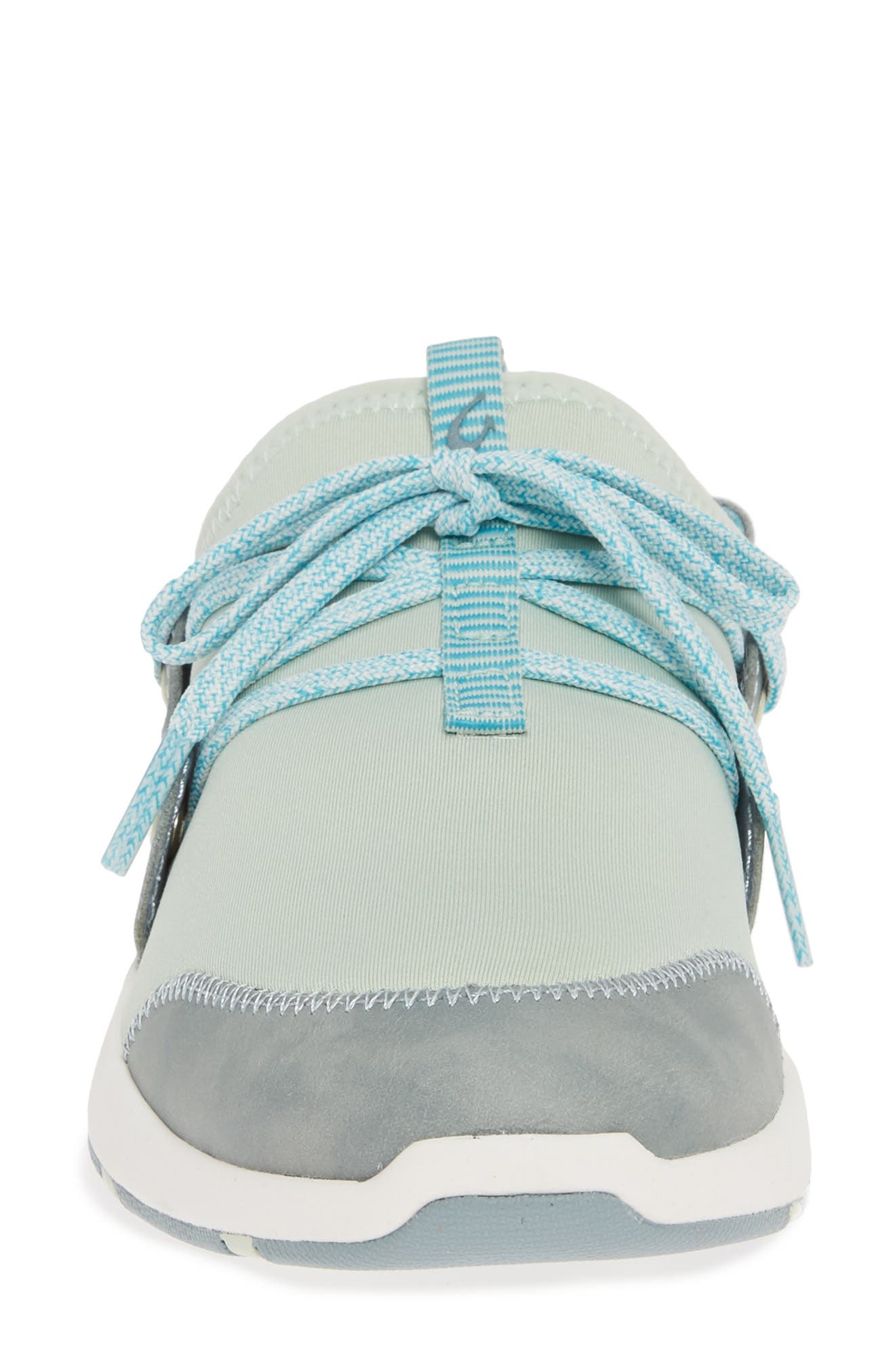 OluKai Miki Li Convertible Sneaker, Alternate, color, Pale Moss/ Dolphin Fabric