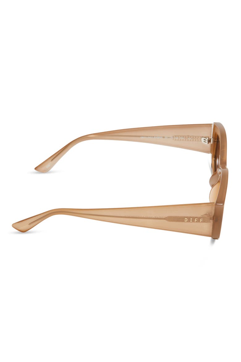 55mm Kai Slim Sunglasses, Alternate, color, BROWN
