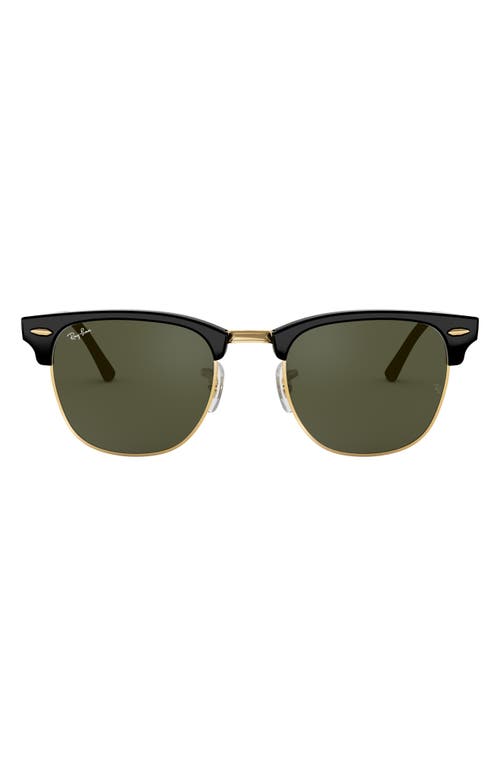 Ray-Ban 55mm Round Sunglasses in Black at Nordstrom