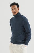 Brunello Cucinelli Mouliné cashmere turtleneck sweater