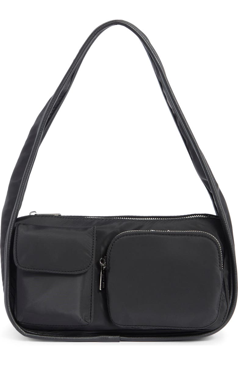 Madden Girl Cargo Shoulder Bag, Main, color, Black