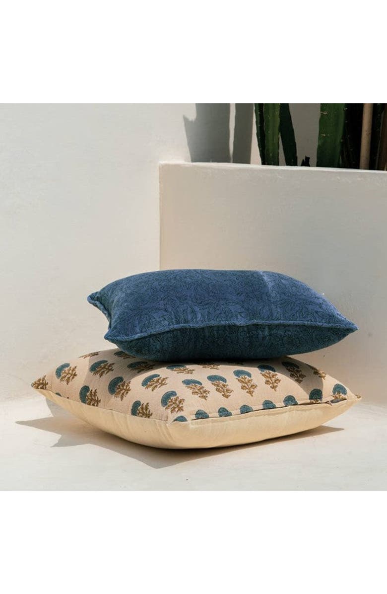 Mela Artisans Buta Blockprint Pillow - Cover Only, Alternate, color, 