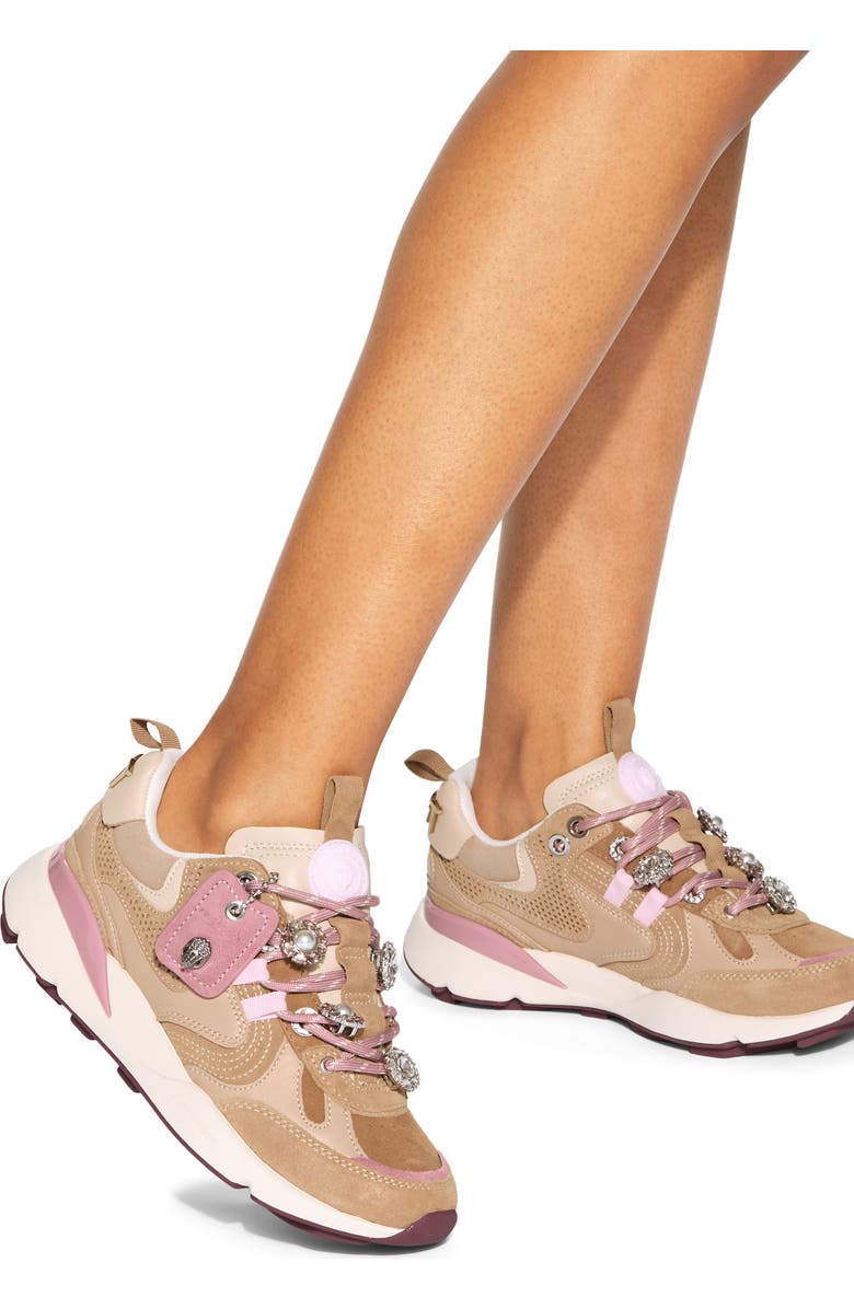 Kurt Geiger London Kurt Chunky Sole Sneaker, Alternate, color, Light/ Pastel Brown