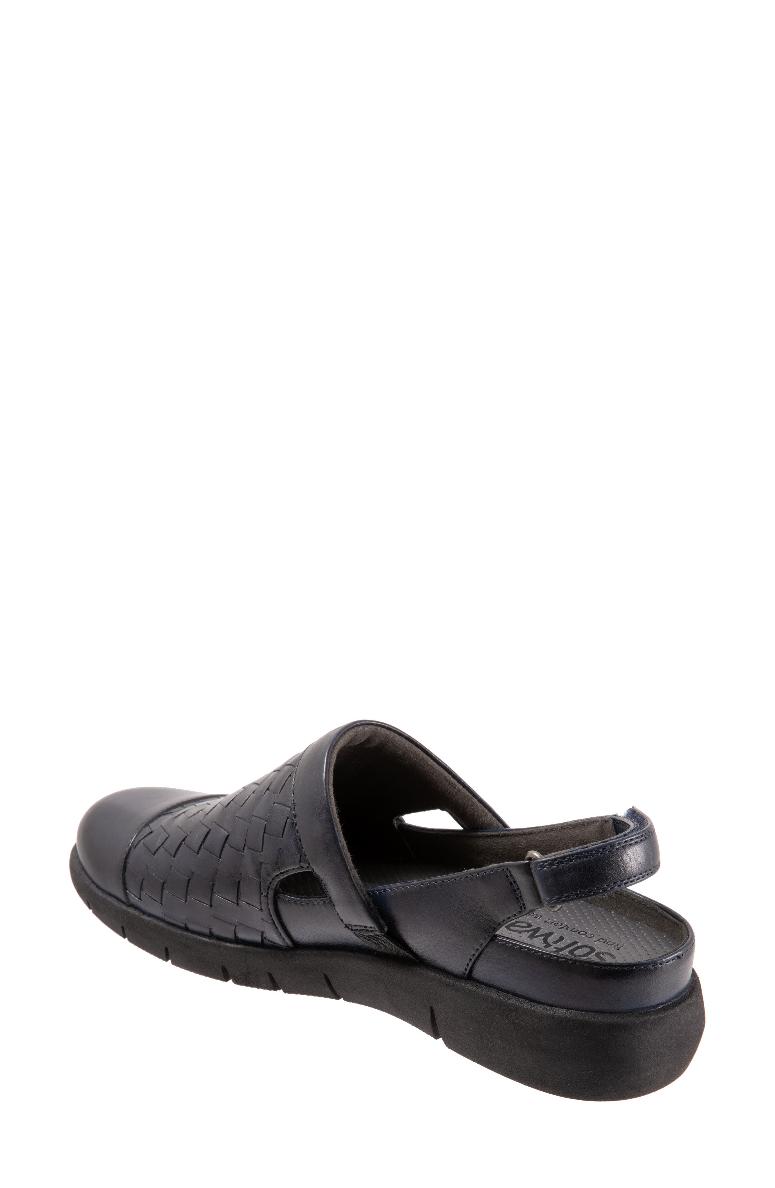 Salina II Woven Clog, Alternate, color, NAVY