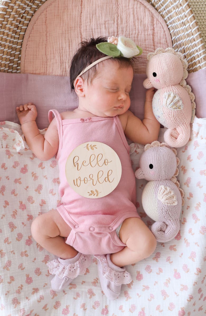 cuddle+kind Seahorse Stuffed Animal, Alternate, color, Pink