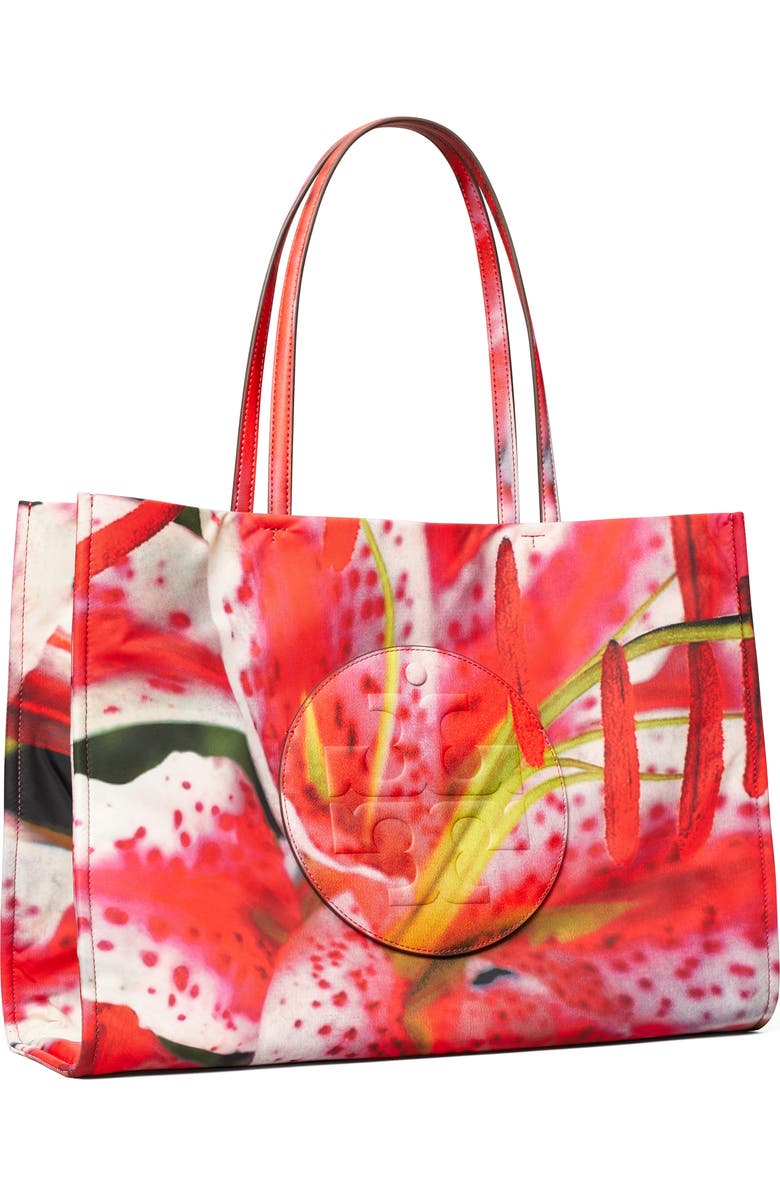 Tory Burch Ella Print Tote, Alternate, color,