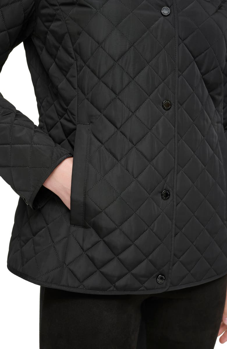 Calvin Klein Quilted Water-Resistant Short Jacket, Alternate, color,