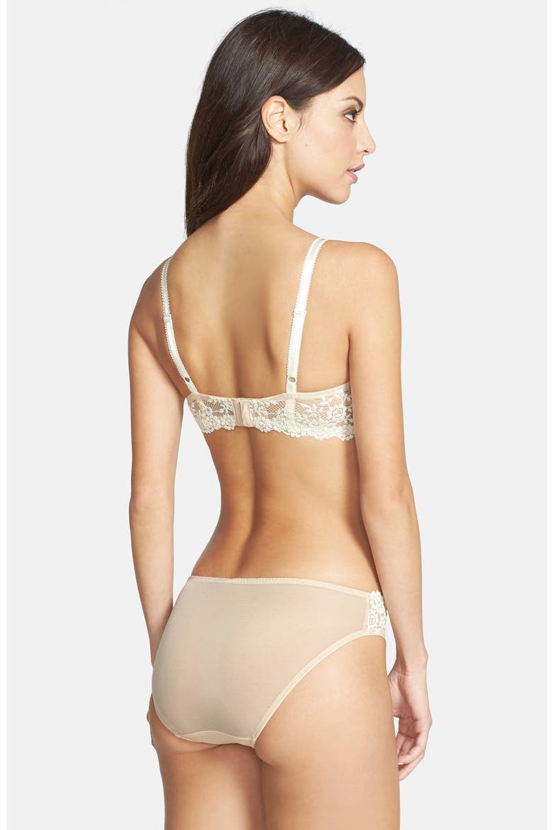 Embrace Lace® Bikini, Alternate, color, NATURALLY NUDE / IVORY
