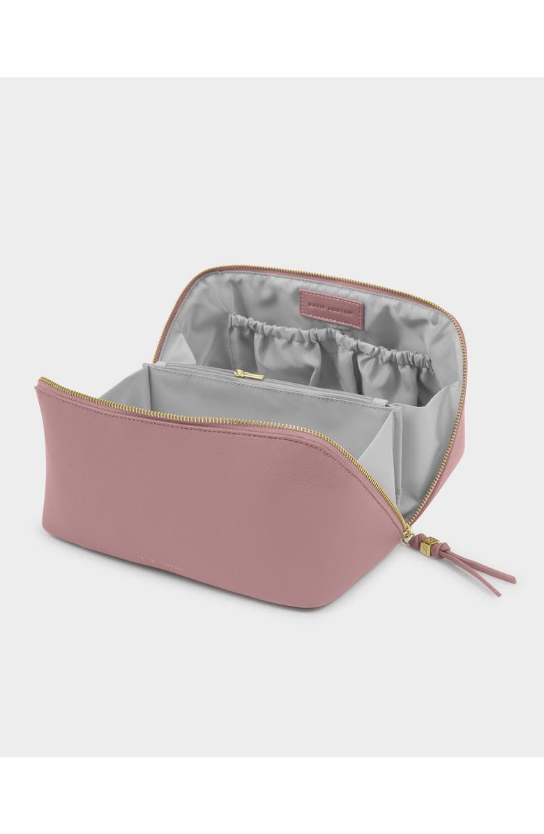 Katie Loxton Soho Large Makeup And Toiletry Bag in Deep Rose, Alternate, color, 
