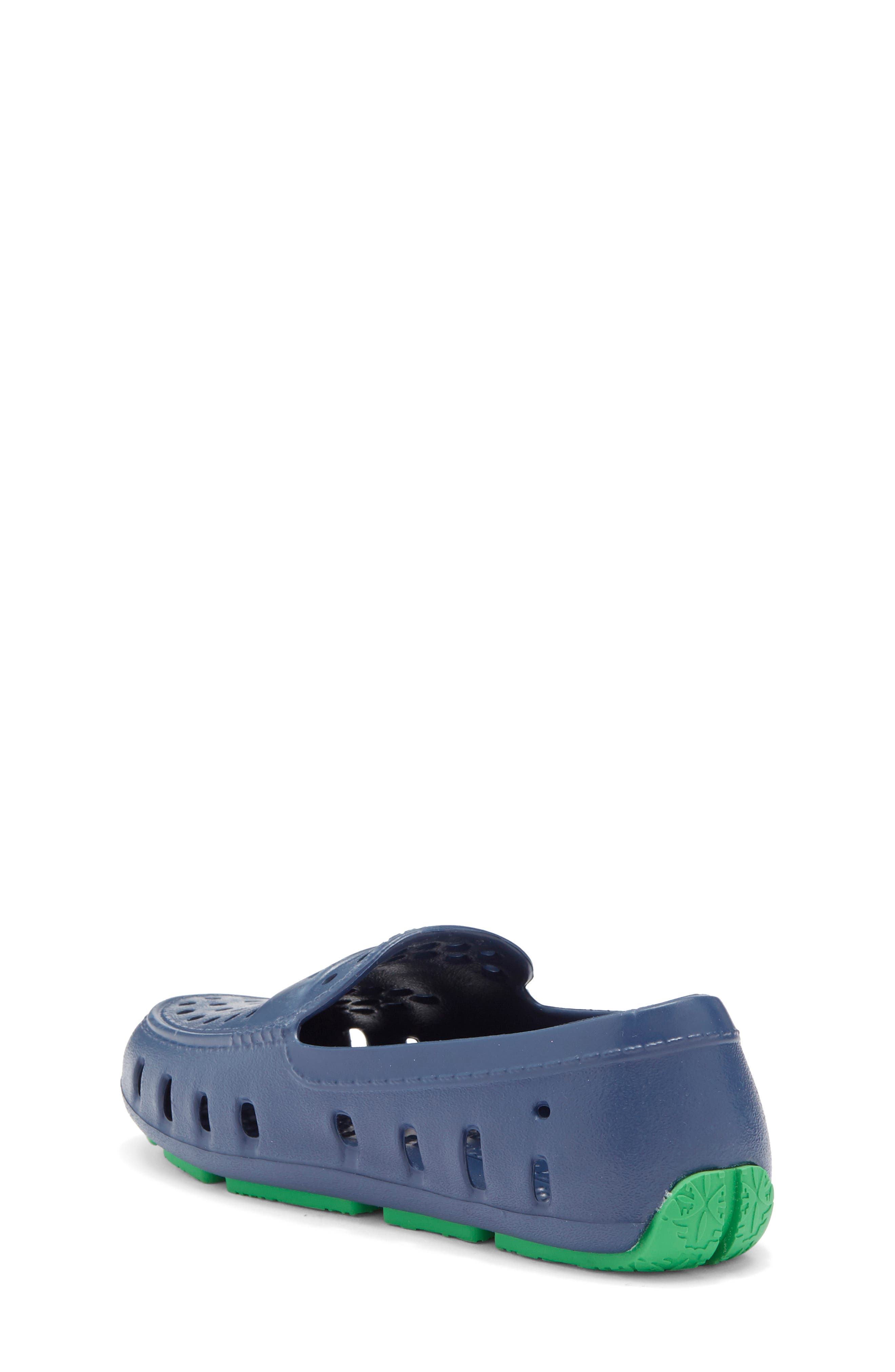 FLOAFERS Kids' Prodigy Driver Loafer, Alternate, color, Navy Peony/ Turf Green