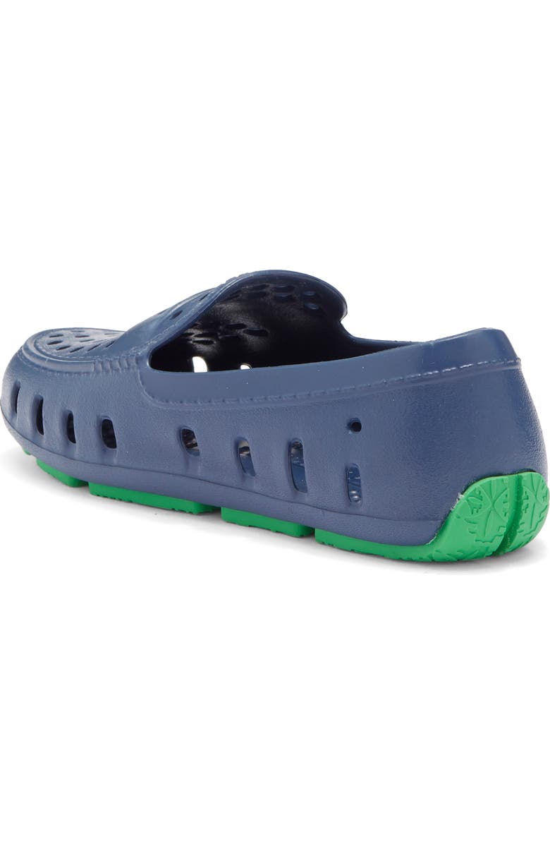 FLOAFERS Kids' Prodigy Driver Loafer, Alternate, color, Navy Peony/ Turf Green