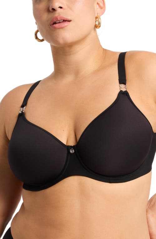 Montelle Intimates Spacer Underwire Bra in Black at Nordstrom, Size 32F