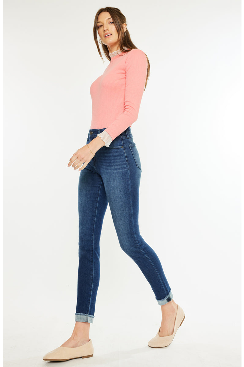 KanCan Janice Essentials High Rise Cigarette Leg Jeans (Women) | Nordstrom
