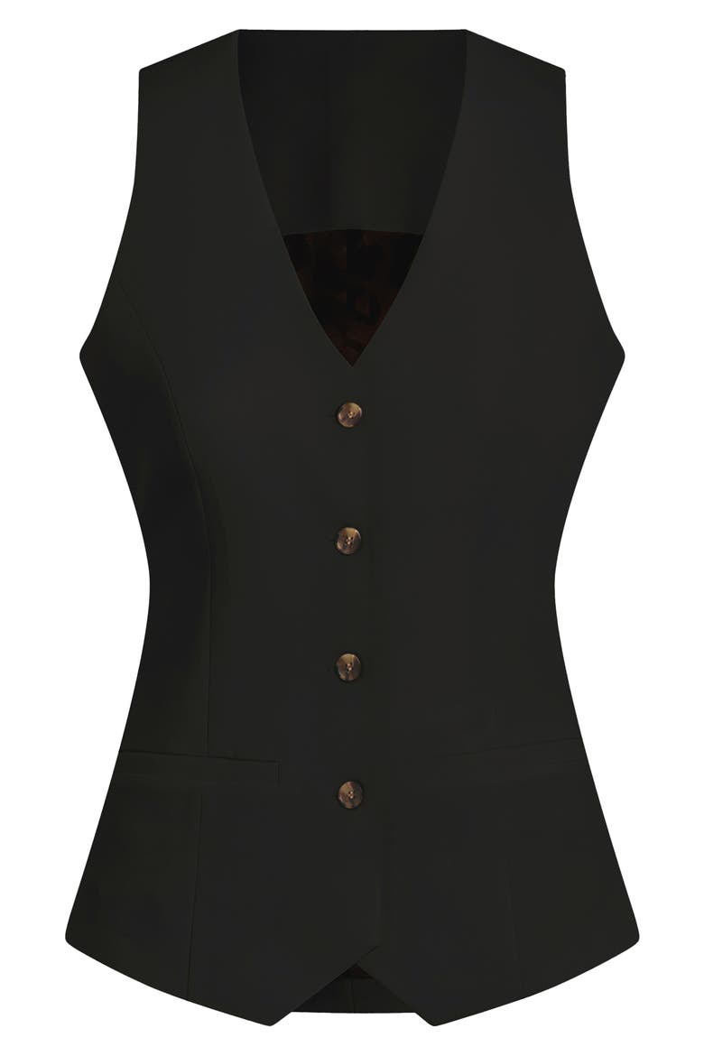 The Jones Vest, Alternate, color, BLACK