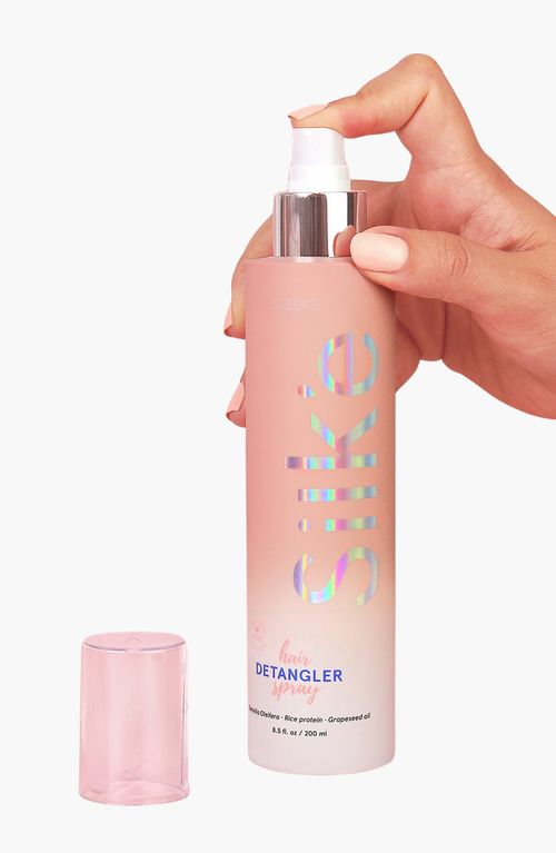 Sleeke Hair Silk'e Hair Detangler Spray In Light Peach/blush Pink