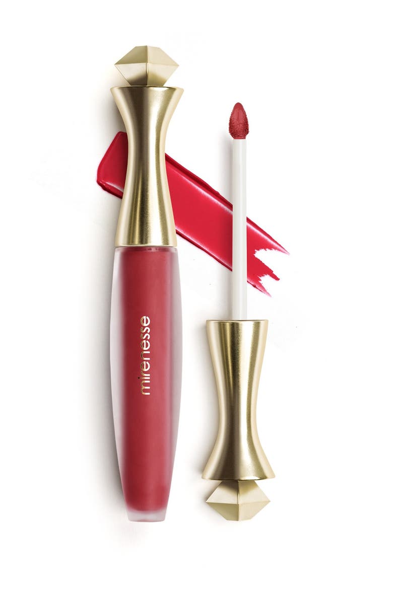 MIRENESSE Lip Lift Velvet Matte 12hr Liquid Lip 9 - Bonfire, Main, color, 