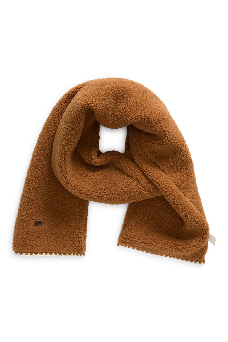 UGG® UGGfluff Scalloped Scarf (Women) | Nordstromrack