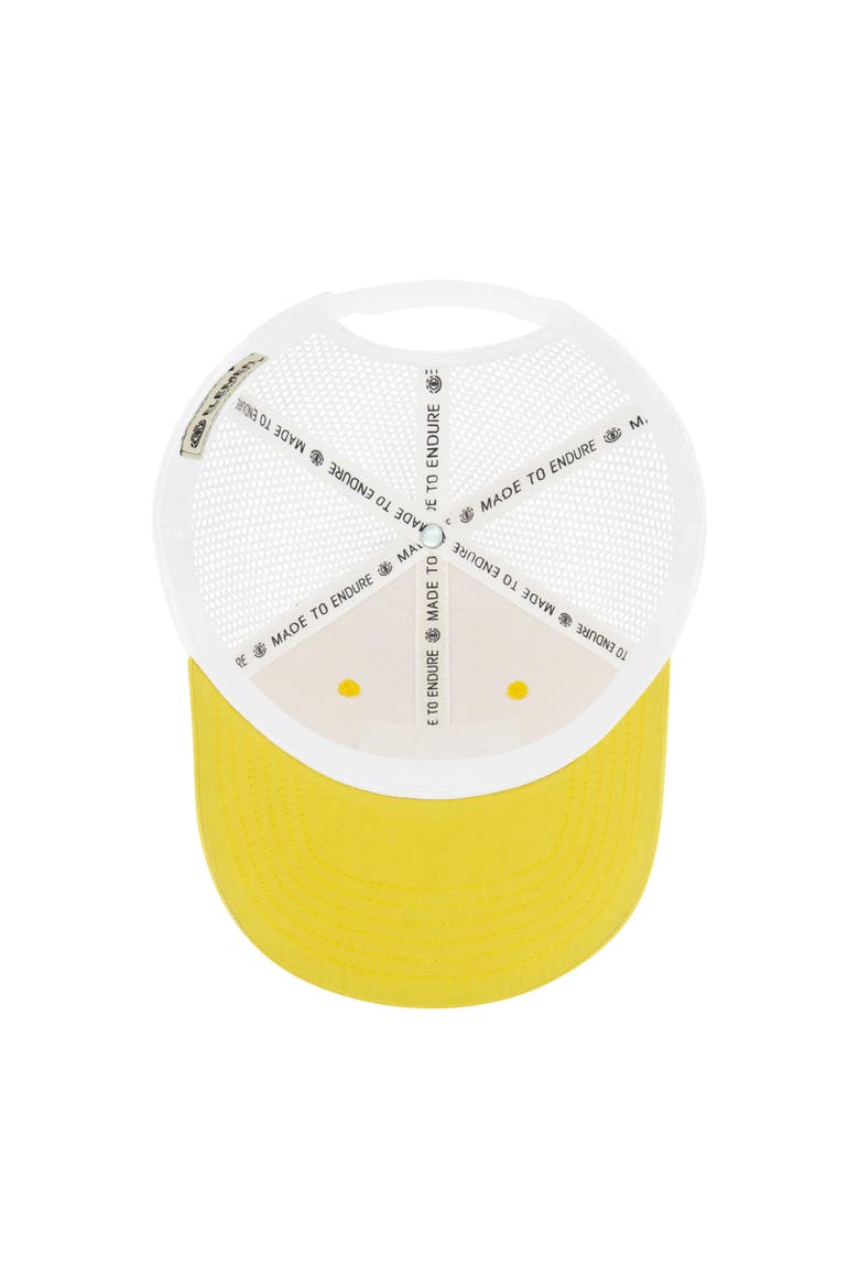 6-Panel Mesh Back Cap with Curved Brim, Alternate, color, YELLOW